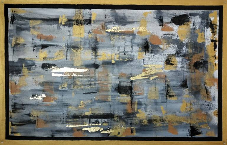 Original Abstract Painting by Mehwish Naz