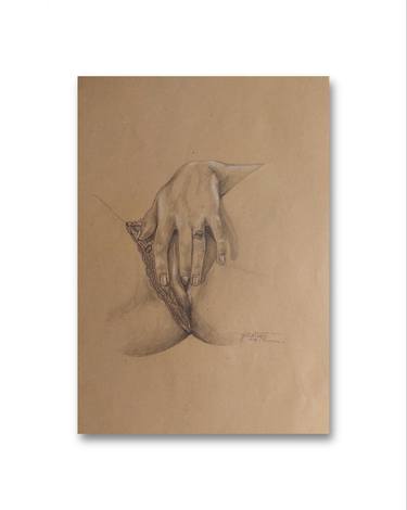 Original Nude Drawings by Juliette du Marais