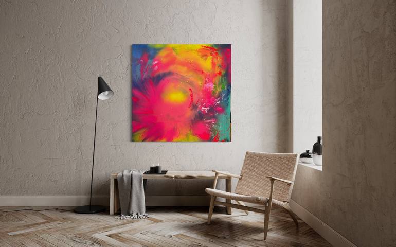 Original Art Deco Abstract Painting by Yuliya Petrova