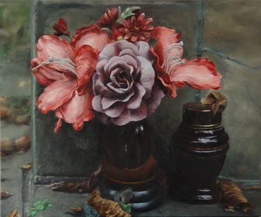 Saatchi Art Artist Marcin Cienski; Paintings, “Flowers 1” #art