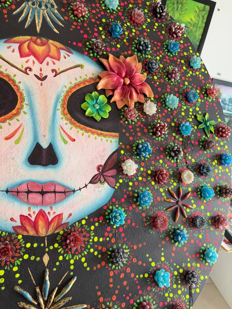 Original Surrealism People Painting by Radhika Sigtia