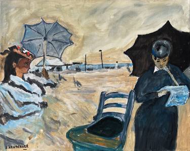 Original Beach Paintings by jacques heuberger
