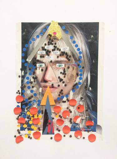 Print of Fine Art Portrait Collage by Marguerite de Geus