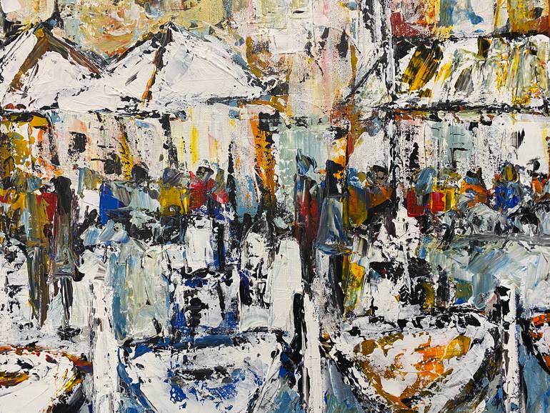Original Contemporary Cities Painting by Steven Ward