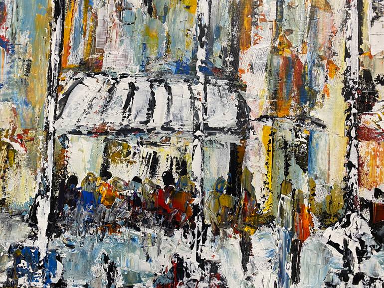 Original Contemporary Cities Painting by Steven Ward