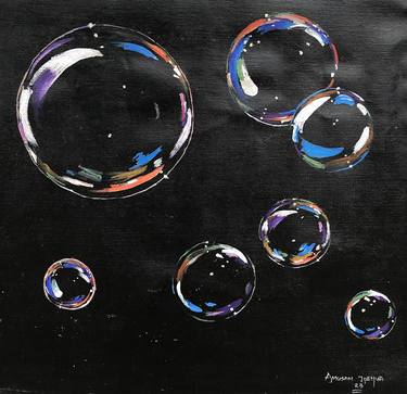 Original Abstract Expressionism Abstract Painting by Amusan Joshua