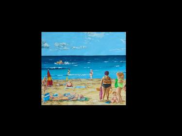 Original Beach Paintings by cristina campagna
