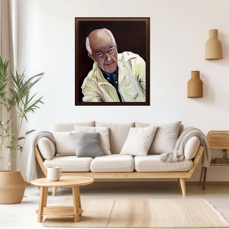 Original Realism People Painting by Ana Rosa Diaz Naranjo