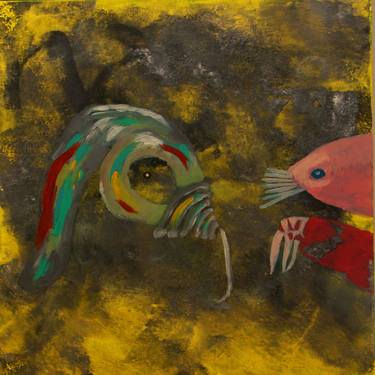 Original Expressionism Animal Paintings by Polina Aitkulova