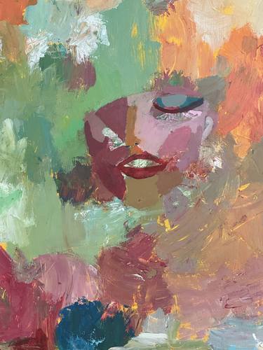 Original Expressionism Women Paintings by Polina Aitkulova