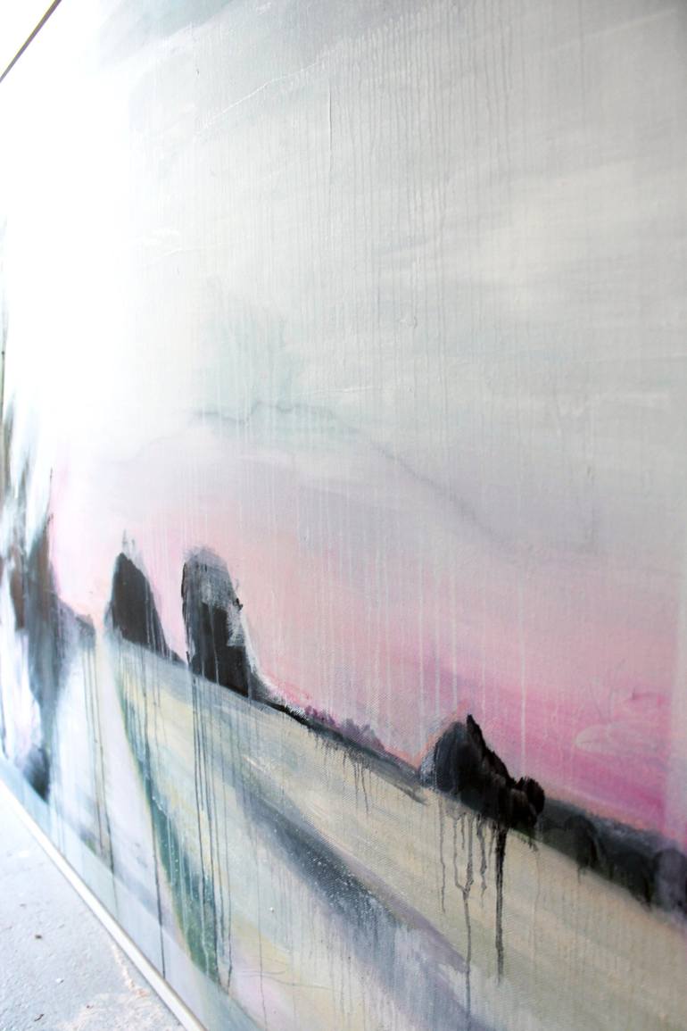 Original Abstract Expressionism Landscape Painting by Helen Simms
