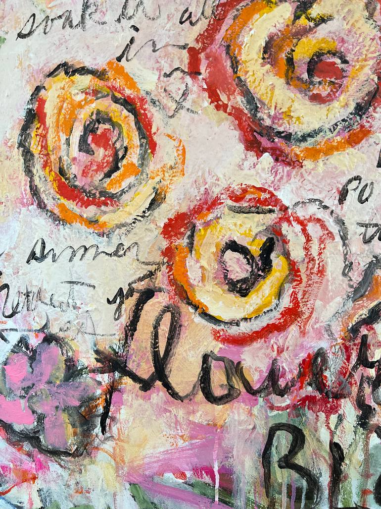 Original Abstract Expressionism Abstract Painting by Sandy Welch