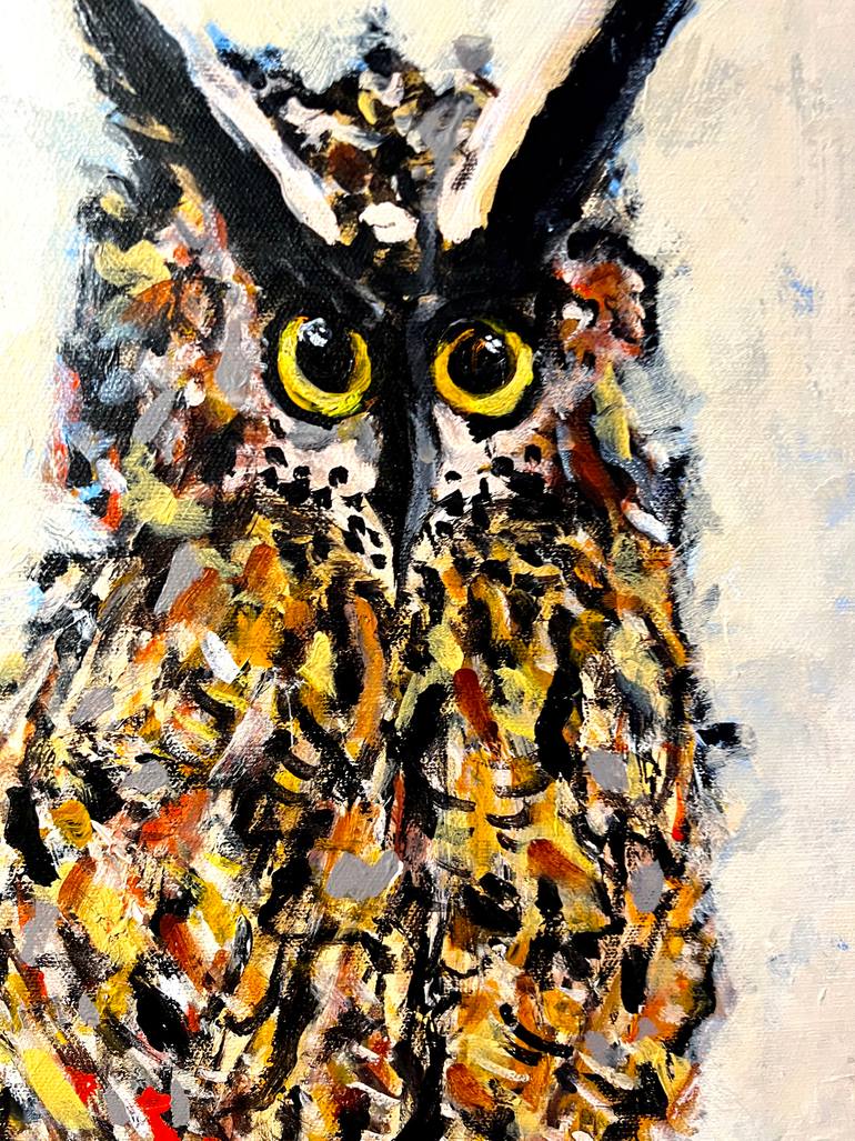 Original Impressionism Animal Painting by Sandy Welch