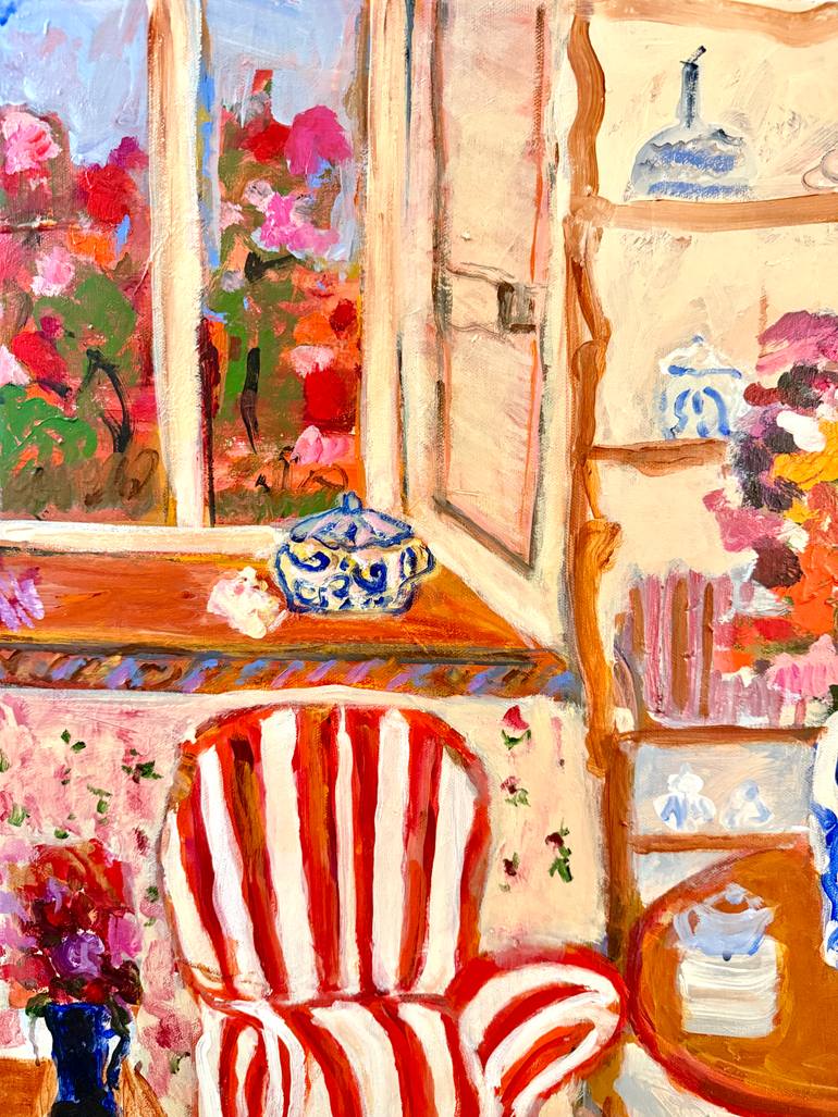 Original Impressionism Home Painting by Sandy Welch