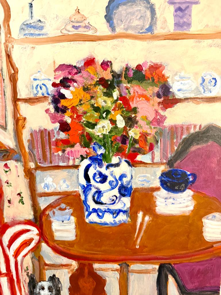 Original Impressionism Home Painting by Sandy Welch