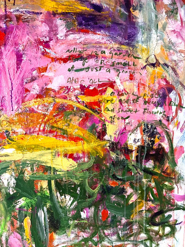 Original Expressionism Abstract Painting by Sandy Welch
