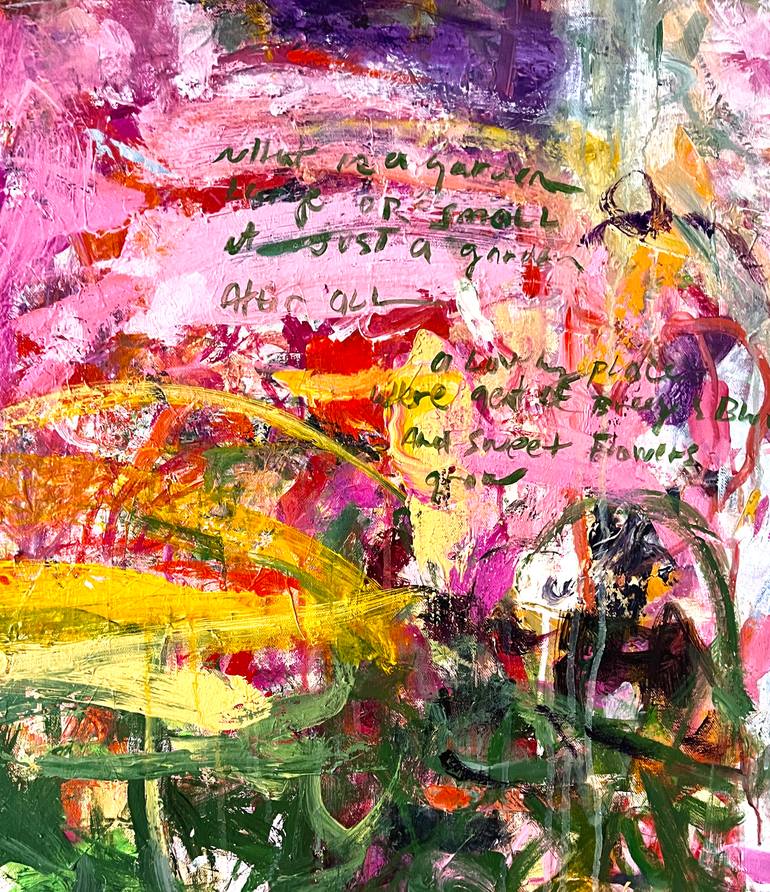 Original Expressionism Abstract Painting by Sandy Welch