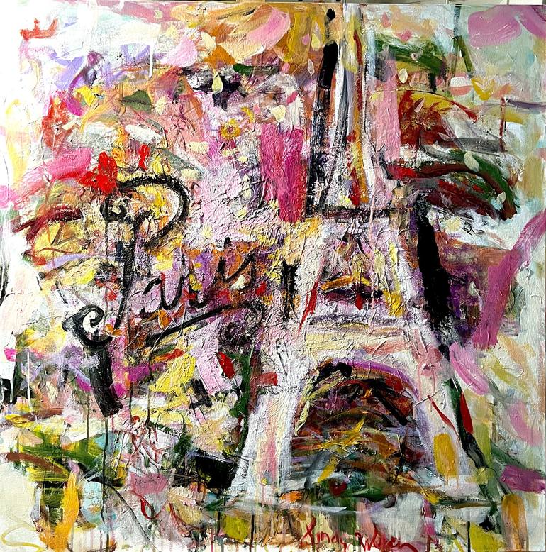 Print of Abstract Expressionism Abstract Paintings by Sandy Welch