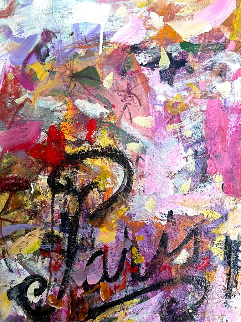 Original Abstract Expressionism Abstract Painting by Sandy Welch