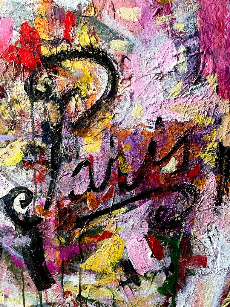 Original Abstract Expressionism Abstract Painting by Sandy Welch