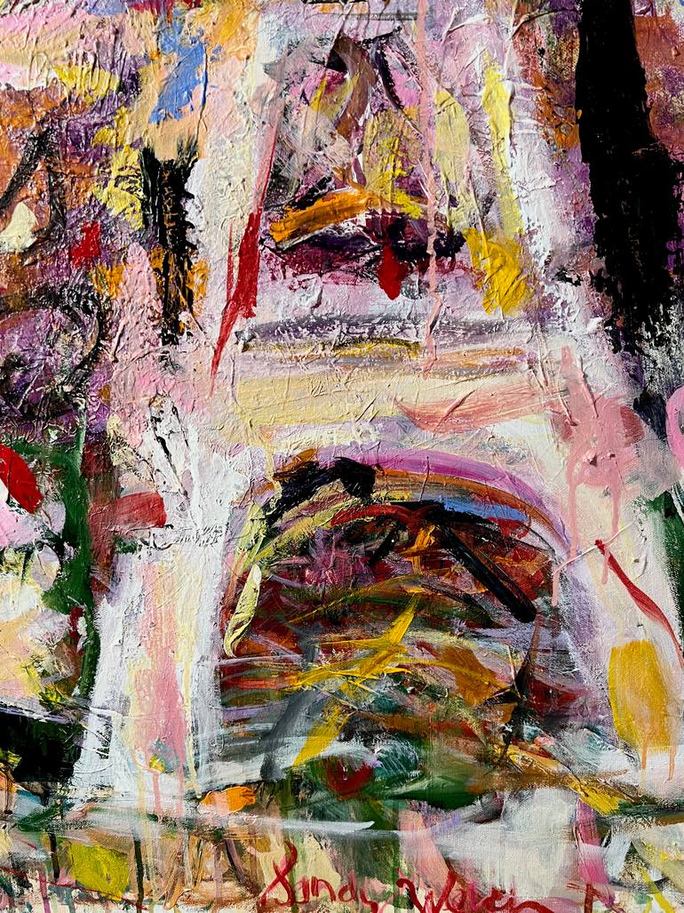 Original Abstract Expressionism Abstract Painting by Sandy Welch