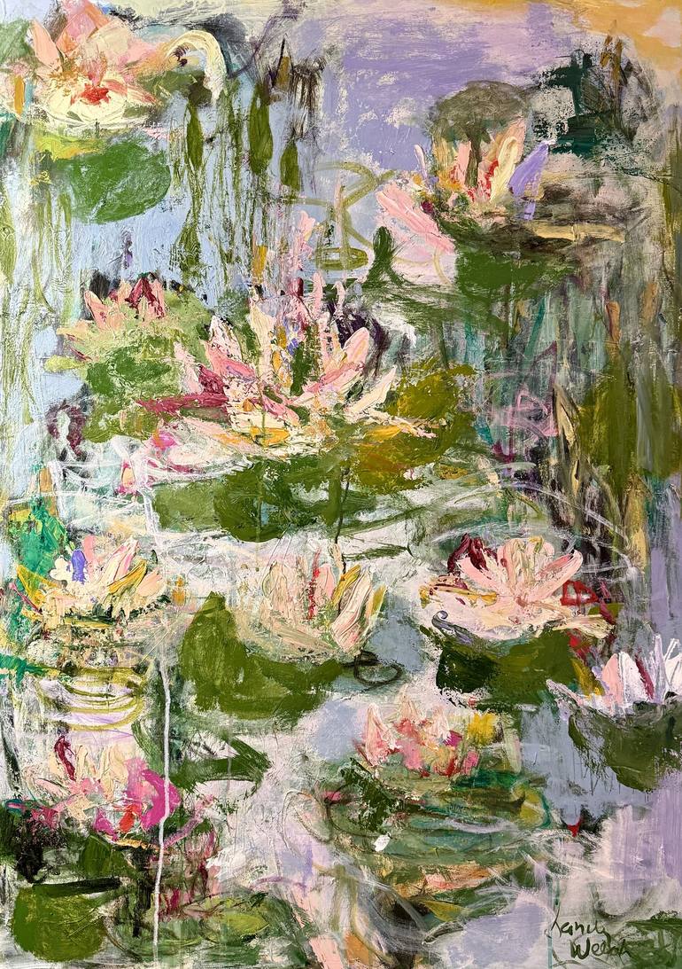 Print of Impressionism Floral Paintings by Sandy Welch