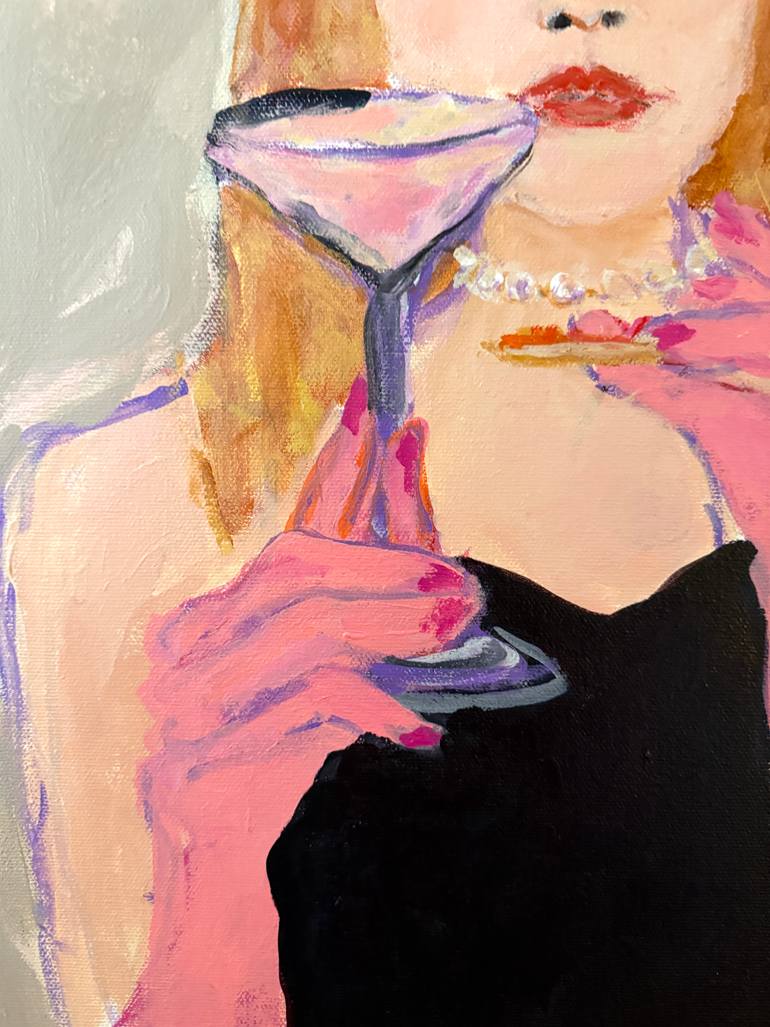 Original Figurative Fashion Painting by Sandy Welch