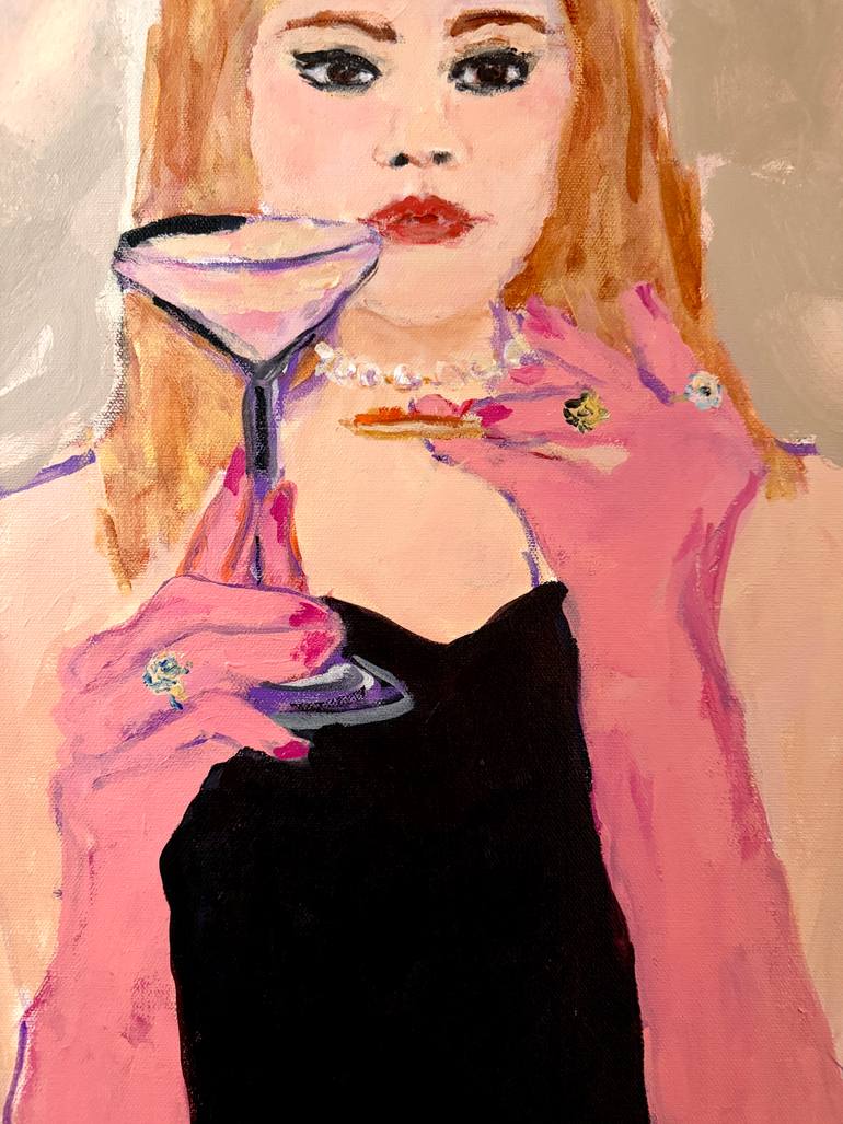 Original Figurative Fashion Painting by Sandy Welch