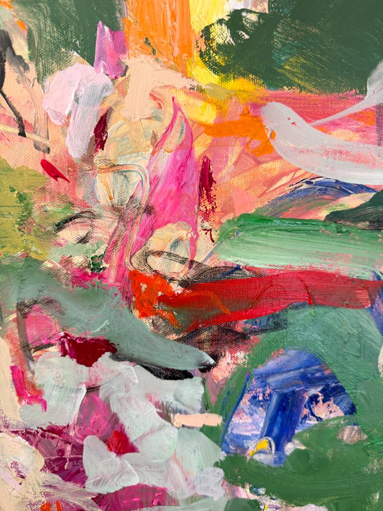 Somewhere in the Middle Painting by Sandy Welch | Saatchi Art