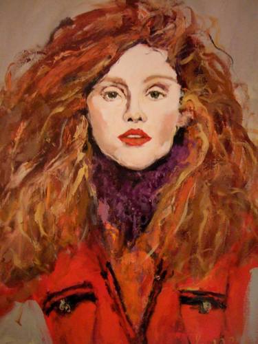 Original Expressionism People Paintings by Sandy Welch