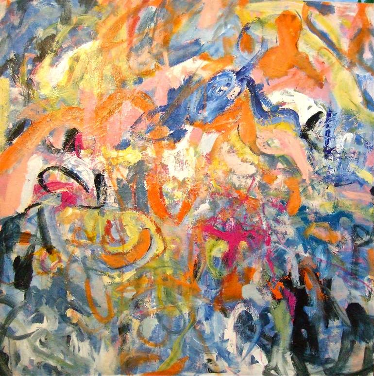 When the waves tickle you toes! Painting by Sandy Welch | Saatchi Art