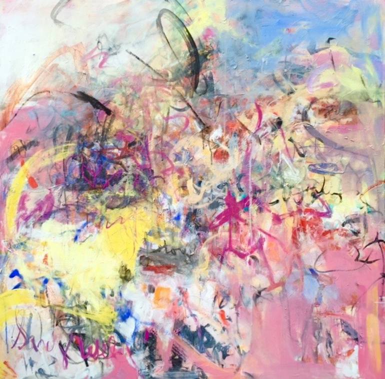Storytelling 2 Painting by Sandy Welch | Saatchi Art