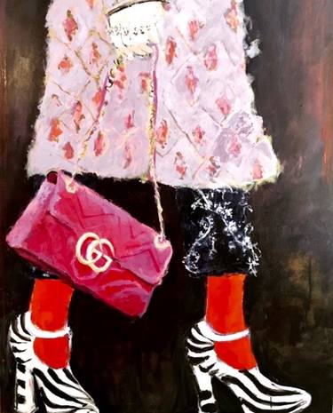 Print of Figurative Fashion Paintings by Sandy Welch