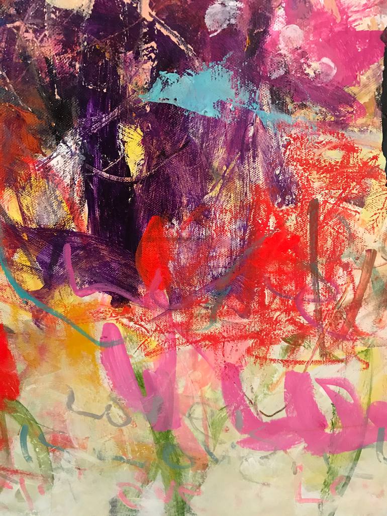 Original Modernism Abstract Painting by Sandy Welch