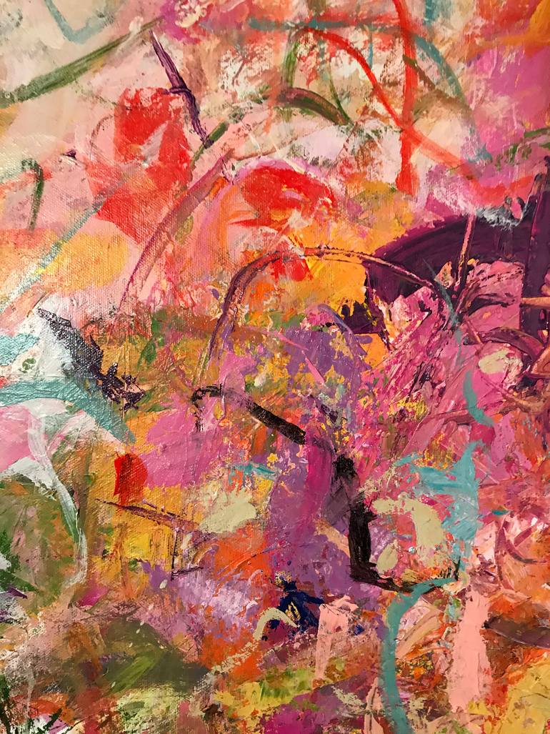 Original Modernism Abstract Painting by Sandy Welch