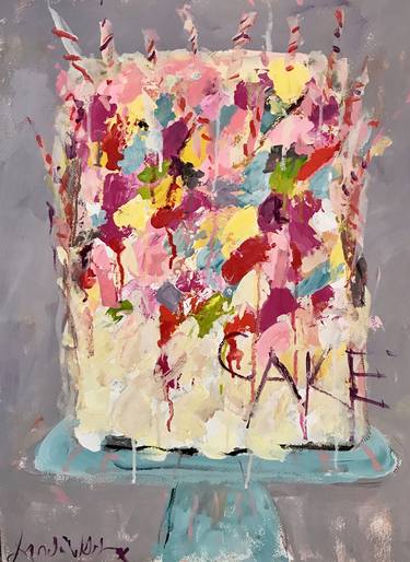 Print of Abstract Food & Drink Paintings by Sandy Welch