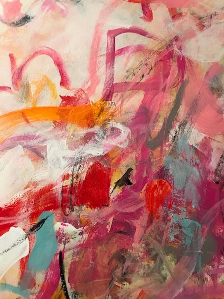 Original Impressionism Abstract Painting by Sandy Welch