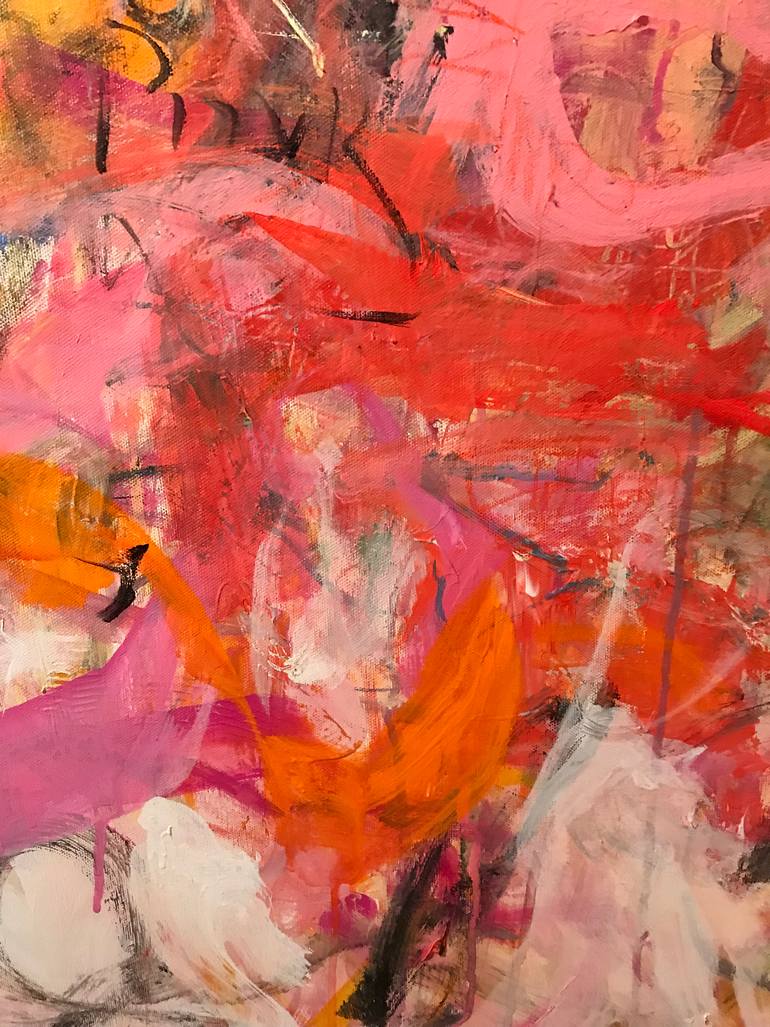 Original Impressionism Abstract Painting by Sandy Welch