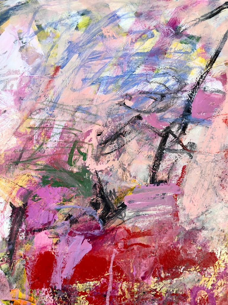 Original Abstract Expressionism Abstract Painting by Sandy Welch