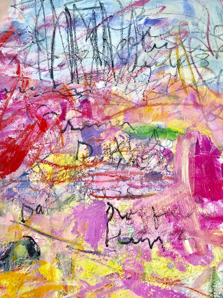 Original Abstract Expressionism Abstract Painting by Sandy Welch