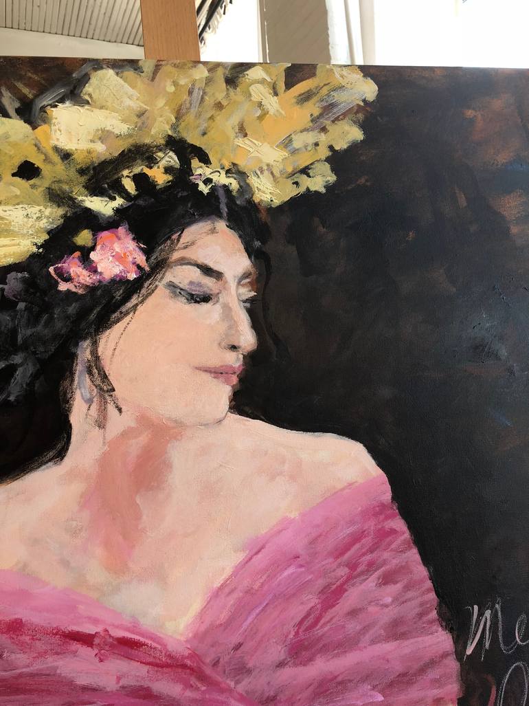 Original Figurative Fashion Painting by Sandy Welch