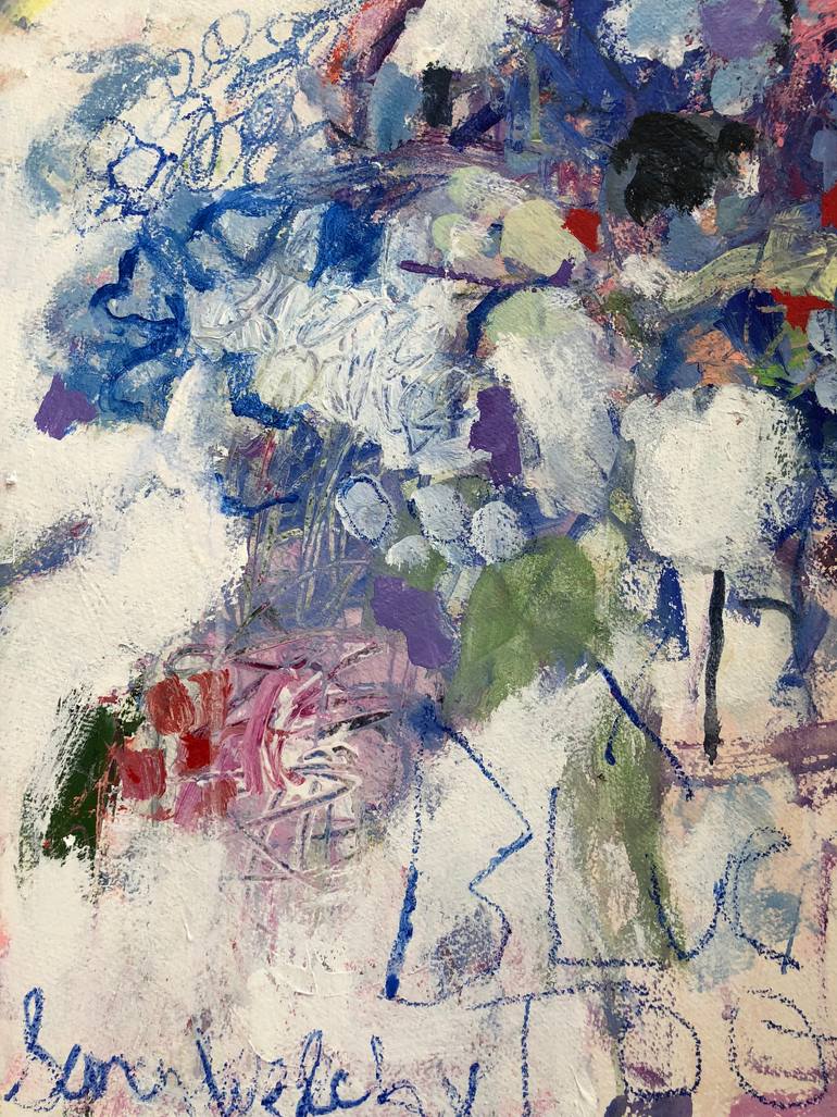 Original Abstract Expressionism Abstract Painting by Sandy Welch