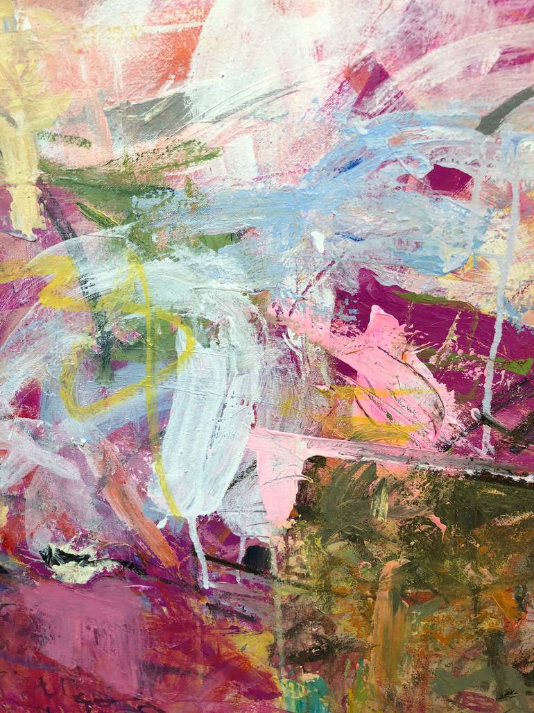 Original Abstract Expressionism Abstract Painting by Sandy Welch