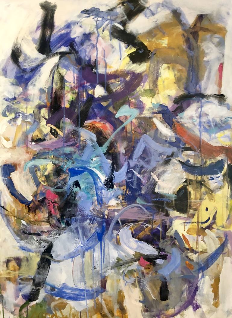 Print of Abstract Expressionism Abstract Paintings by Sandy Welch
