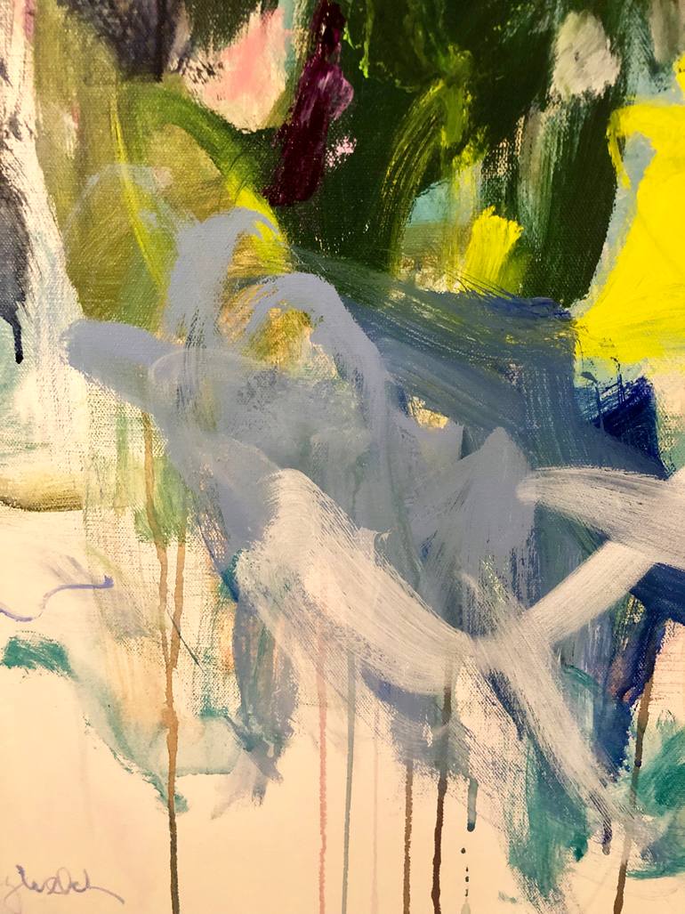 Original Abstract Expressionism Abstract Painting by Sandy Welch