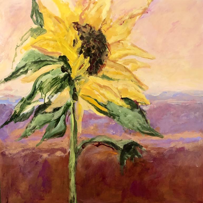 Print of Conceptual Floral Paintings by Sandy Welch