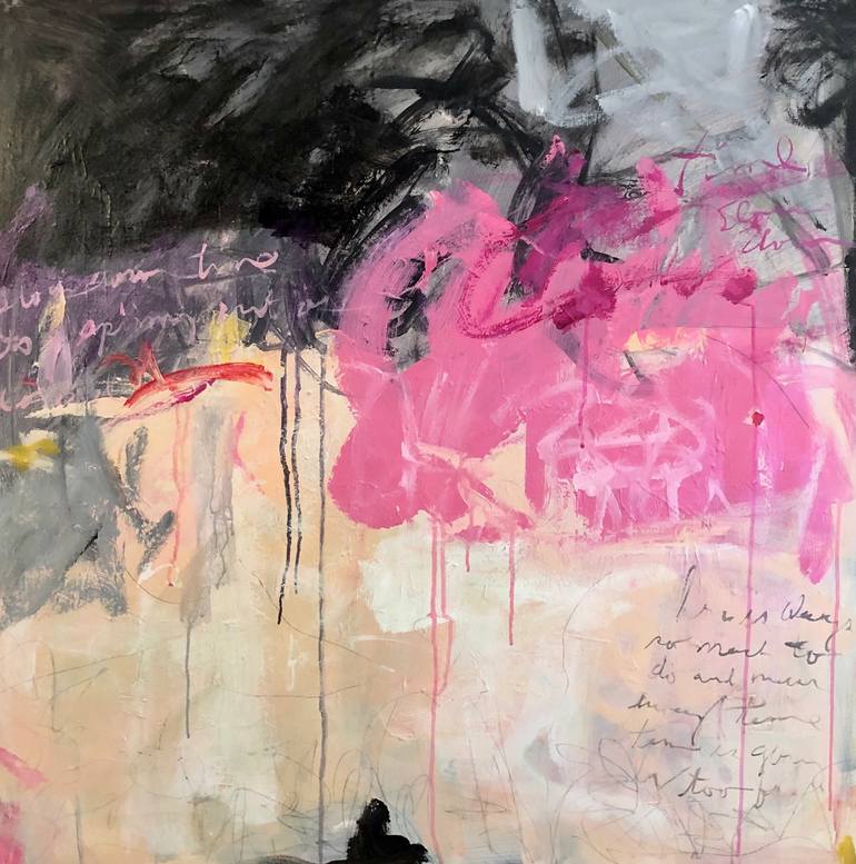 Spinning Out Of Control Painting by Sandy Welch | Saatchi Art