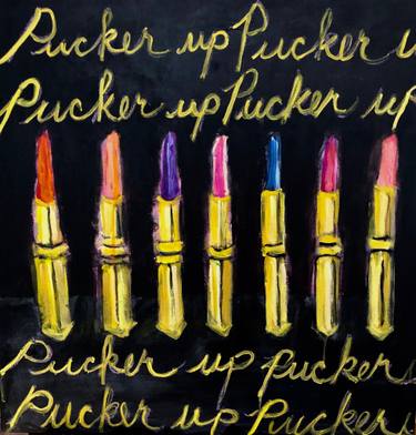 Saatchi Art Artist Sandy Welch; Paintings, “Pucker Up #2” #art