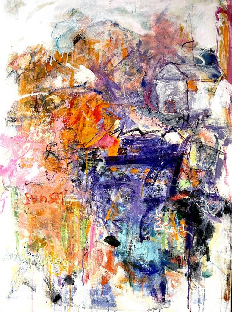 Print of Abstract Expressionism Abstract Paintings by Sandy Welch