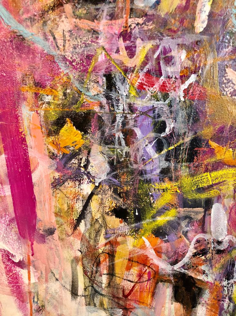 Original Abstract Expressionism Abstract Painting by Sandy Welch